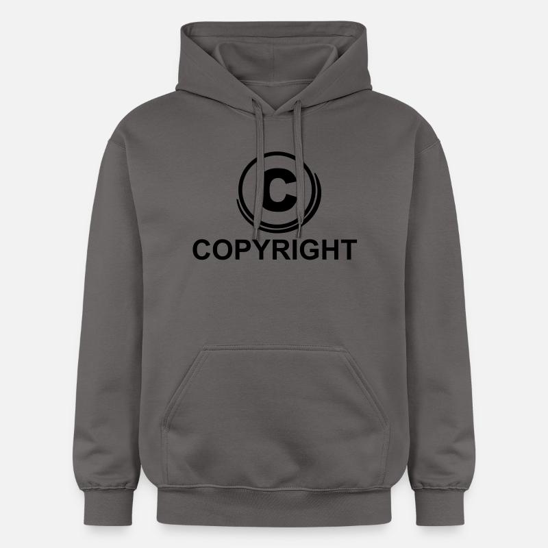 c_copyright_1f1 - Sweat à capuche Softstyle® Gildan Unisexe - gris foncé