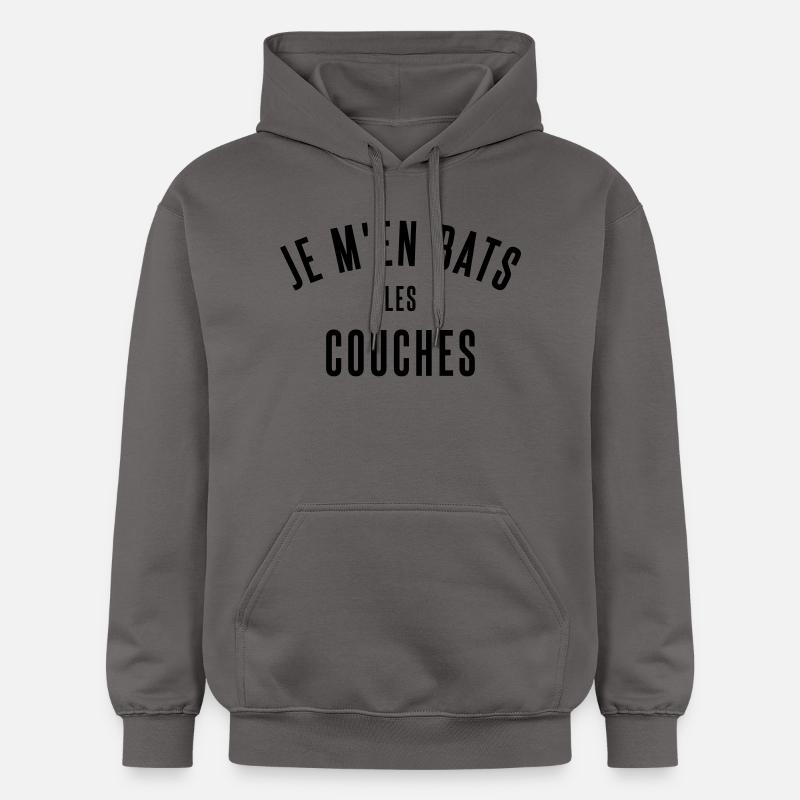 couches - Sweat à capuche Softstyle® Gildan Unisexe - gris foncé