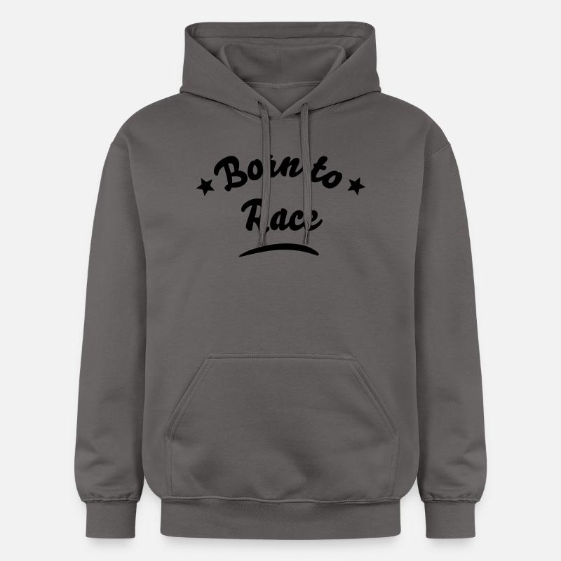 born to race 01 - Sweat à capuche Softstyle® Gildan Unisexe - gris foncé