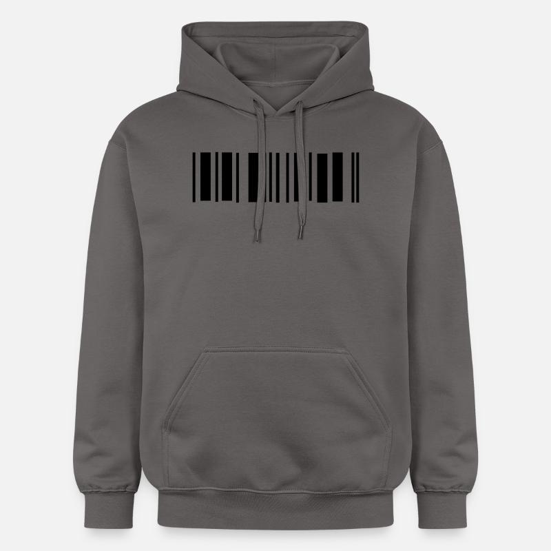 barcode - Sweat à capuche Softstyle® Gildan Unisexe - gris foncé