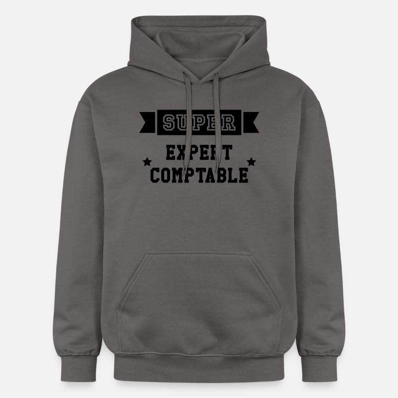 Expert Comptable / Comptabilité / Comptable / - Sweat à capuche Softstyle® Gildan Unisexe - gris foncé