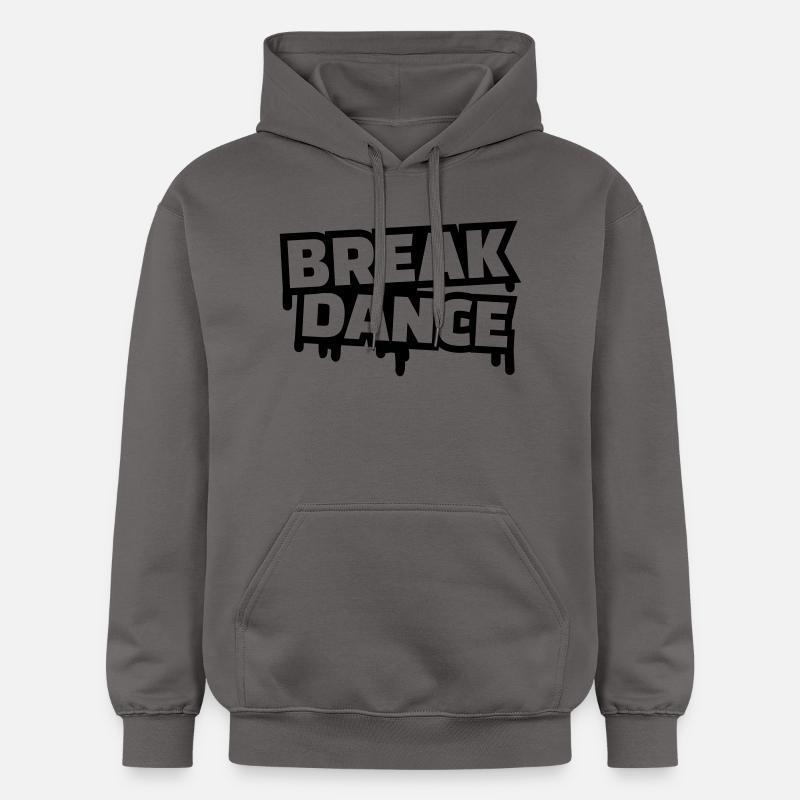 Breakdance - Sweat à capuche Softstyle® Gildan Unisexe - gris foncé