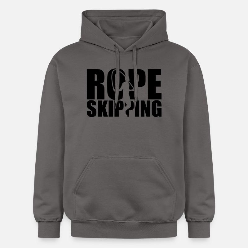 Rope skipping - Sweat à capuche Softstyle® Gildan Unisexe - gris foncé