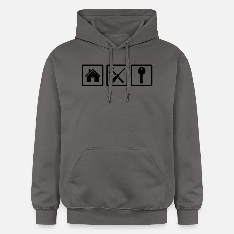 Concierge - Sweat à capuche Softstyle® Gildan Unisexe - gris foncé