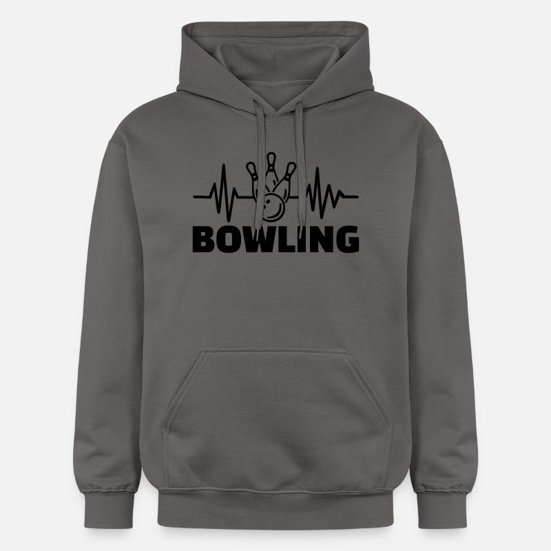 Bowling - Sweat à capuche Softstyle® Gildan Unisexe - gris foncé