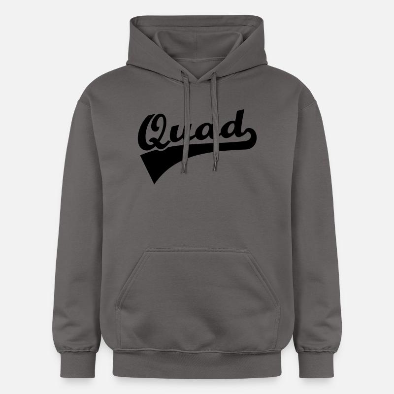Quad - Sweat à capuche Softstyle® Gildan Unisexe - gris foncé