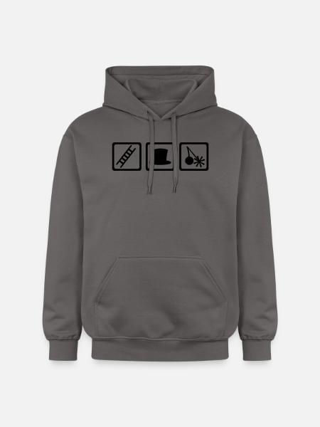 Schornsteinfeger - Gildan Unisex Softstyle® Midweight Hoodie - Dunkelgrau