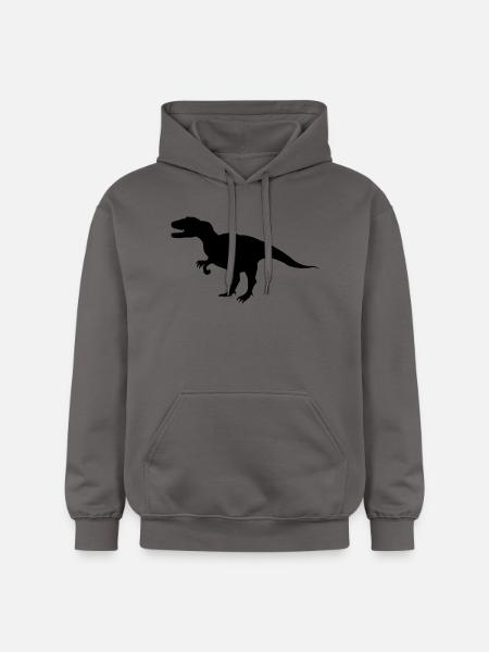 dinosaurier - Sweat à capuche Softstyle® Gildan Unisexe - gris foncé