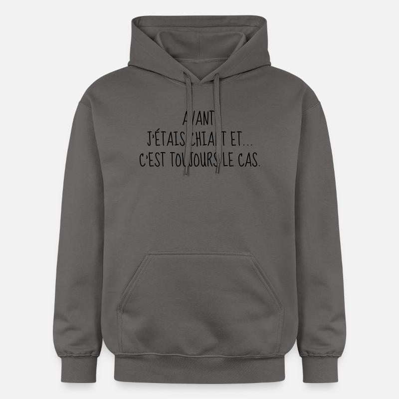 Chiant - Citation - Humour - Comique - Fun - Sweat à capuche Softstyle® Gildan Unisexe - gris foncé
