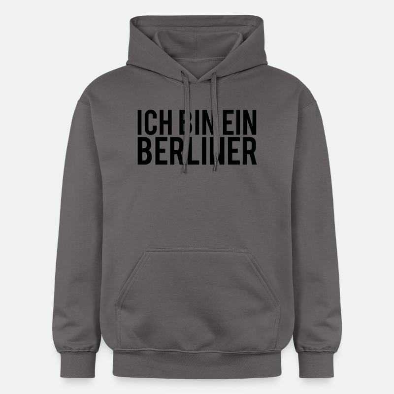 JE SUIS UN BERLINER - Sweat à capuche Softstyle® Gildan Unisexe - gris foncé