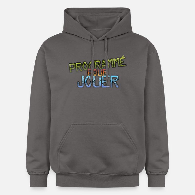 programmé pour jouer - Sweat à capuche Softstyle® Gildan Unisexe - gris foncé