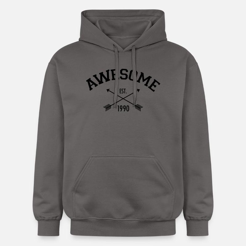 Awesome Est 1990 - Sweat à capuche Softstyle® Gildan Unisexe - gris foncé