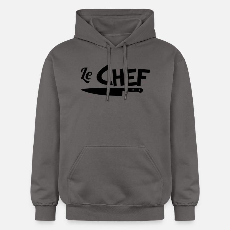 Le chef - Sweat à capuche Softstyle® Gildan Unisexe - gris foncé