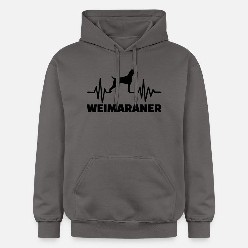 Weimaraner - Sweat à capuche Softstyle® Gildan Unisexe - gris foncé