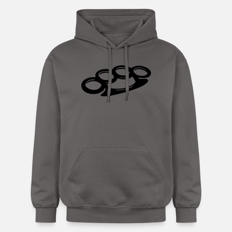 Coup de poing - Sweat à capuche Softstyle® Gildan Unisexe - gris foncé