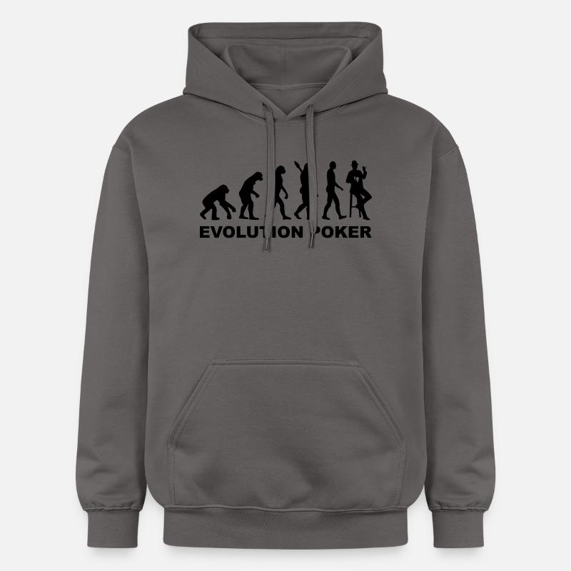 Evolution Poker - Sweat à capuche Softstyle® Gildan Unisexe - gris foncé