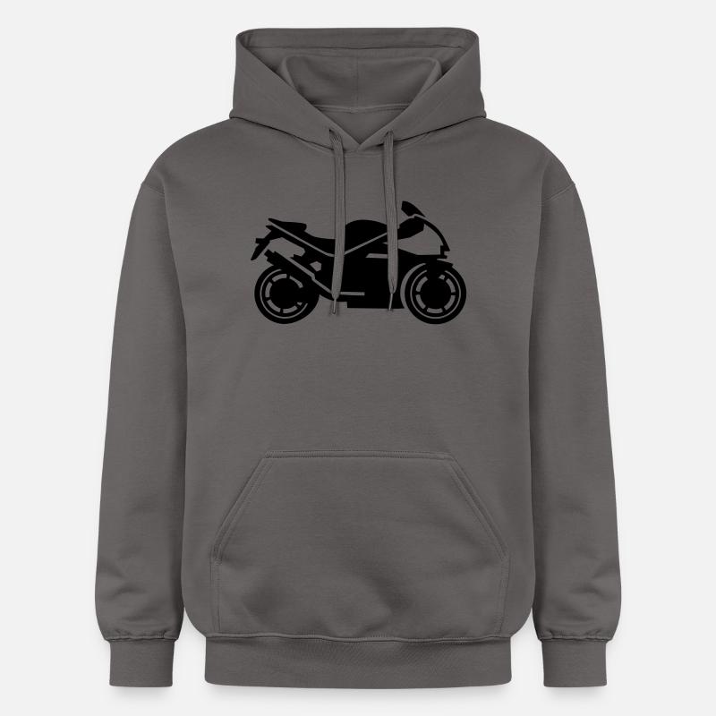 Motocycle - Sweat à capuche Softstyle® Gildan Unisexe - gris foncé