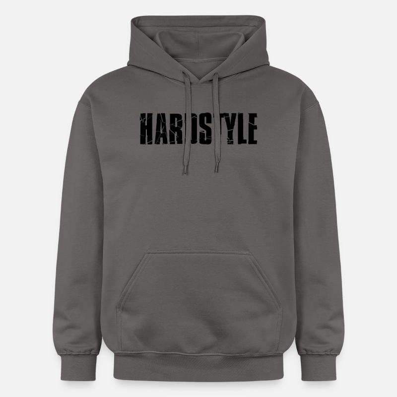 Hardstyle - Sweat à capuche Softstyle® Gildan Unisexe - gris foncé