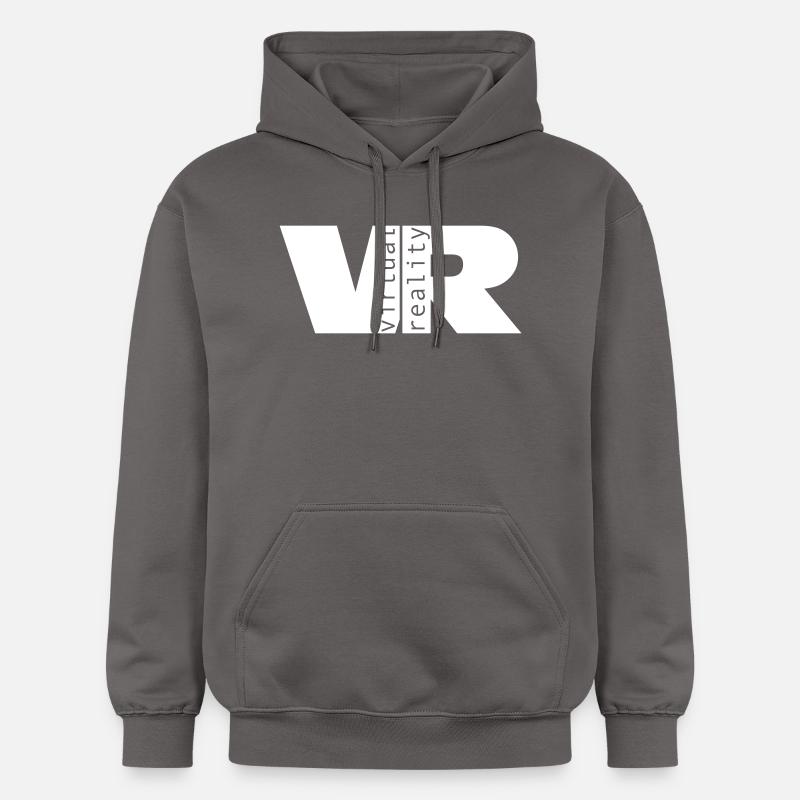 Réalité virtuelle - Sweat à capuche Softstyle® Gildan Unisexe - gris foncé