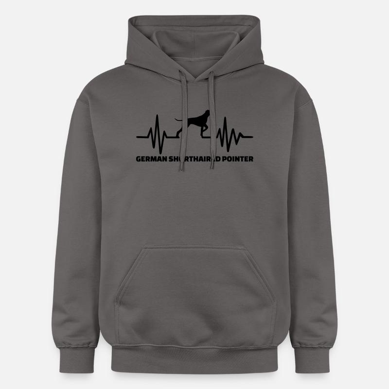 German Shorthaired Pointer - Gildan Unisex Softstyle® Midweight Hoodie - dark grey