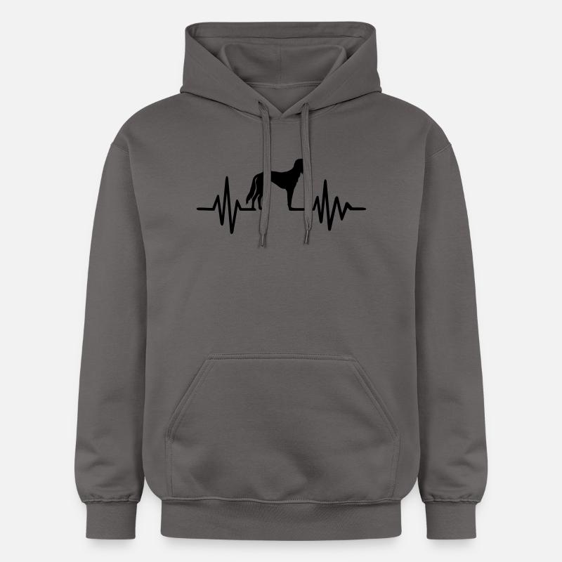 Saluki - Sweat à capuche Softstyle® Gildan Unisexe - gris foncé