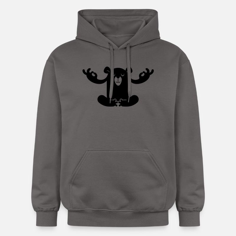 yoga - Sweat à capuche Softstyle® Gildan Unisexe - gris foncé