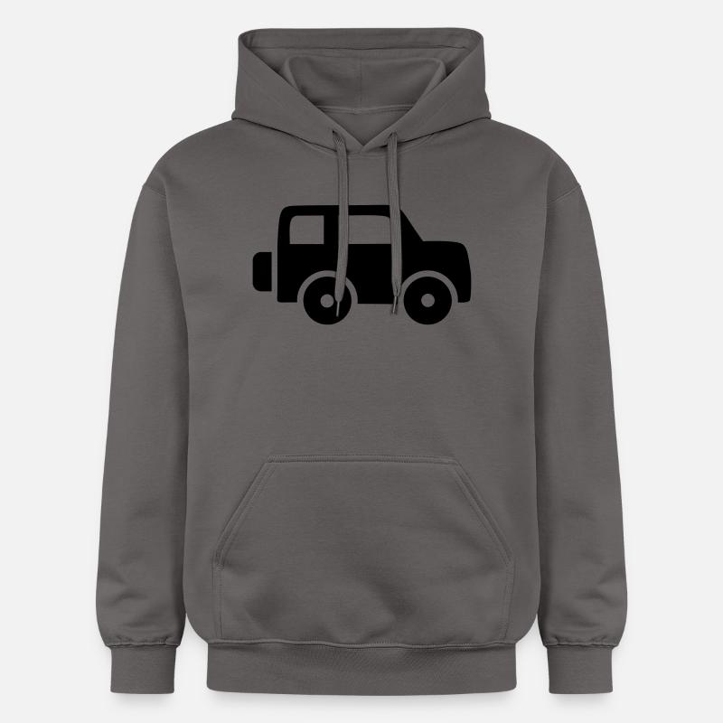 Voiture - Sweat à capuche Softstyle® Gildan Unisexe - gris foncé