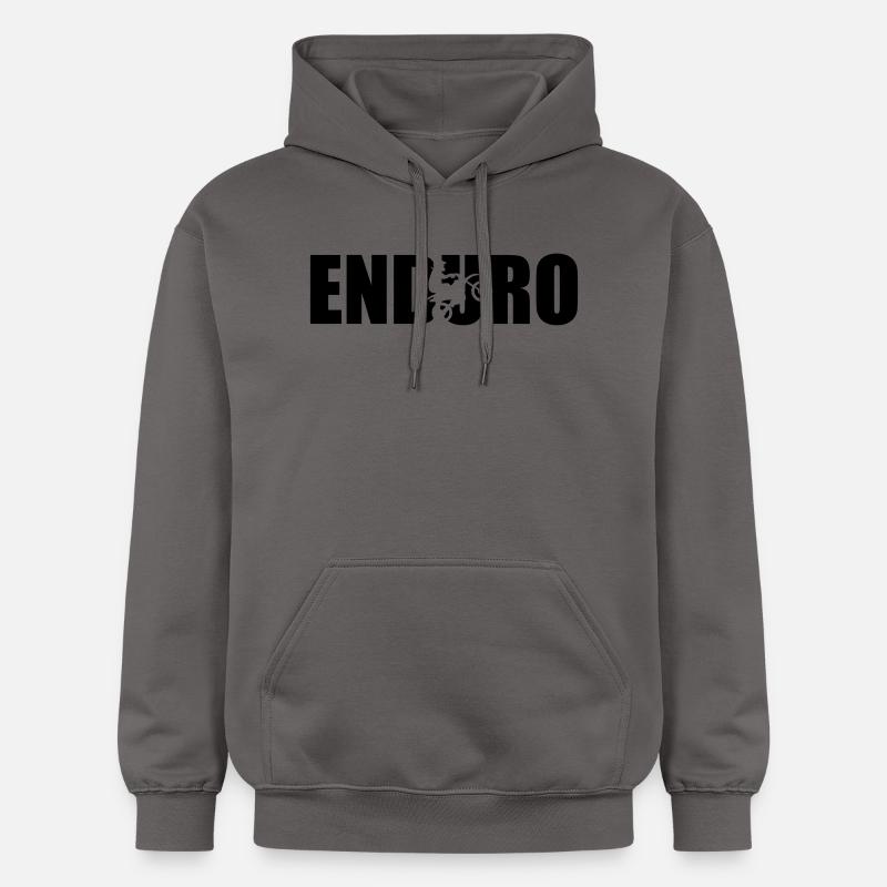 Enduro - Sweat à capuche Softstyle® Gildan Unisexe - gris foncé