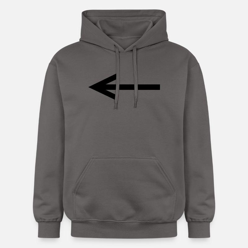 arrow - Gildan Unisex Softstyle® Midweight Hoodie - dark grey