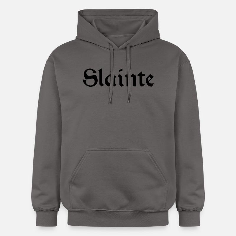 Slainte texte de - Sweat à capuche Softstyle® Gildan Unisexe - gris foncé