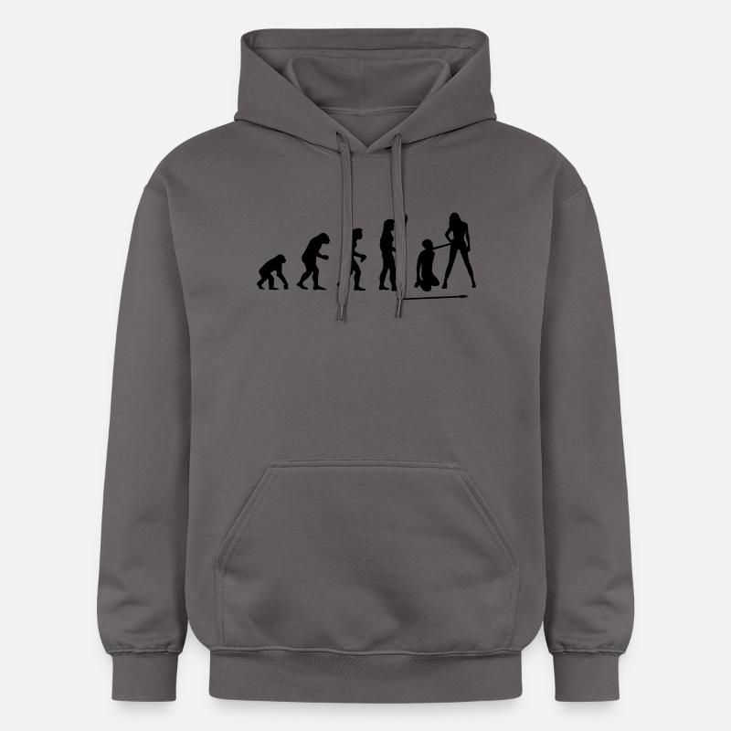evolution_wedding1 - Gildan Unisex Softstyle® Midweight Hoodie - dark grey