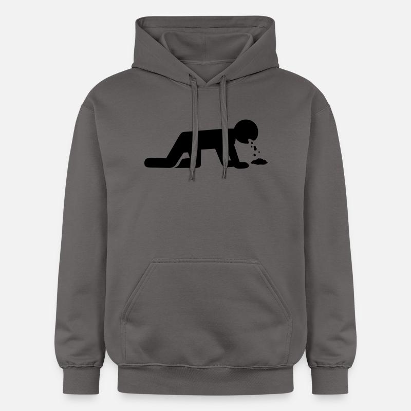 Alcool - Sweat à capuche Softstyle® Gildan Unisexe - gris foncé