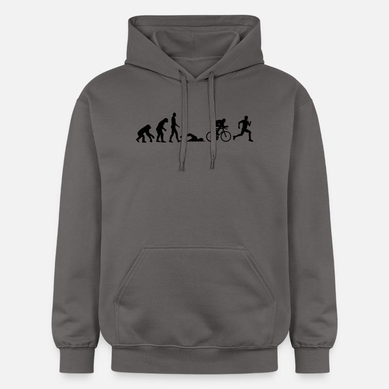 Evolution Triathlon - Sweat à capuche Softstyle® Gildan Unisexe - gris foncé