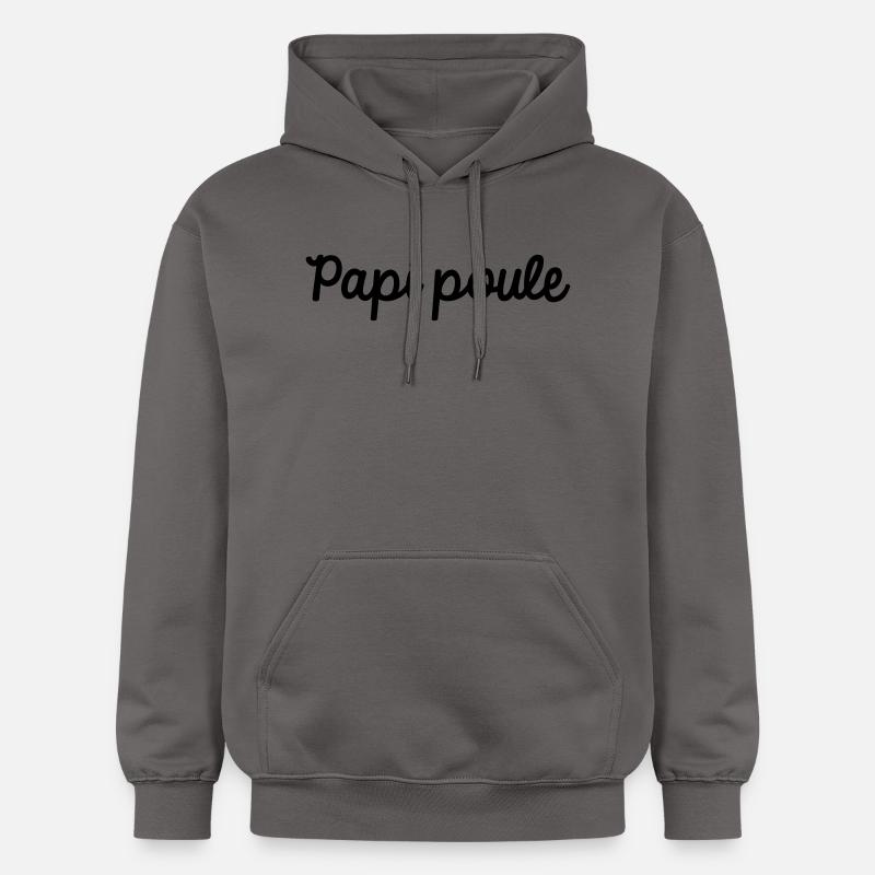 Papi poule - Sweat à capuche Softstyle® Gildan Unisexe - gris foncé