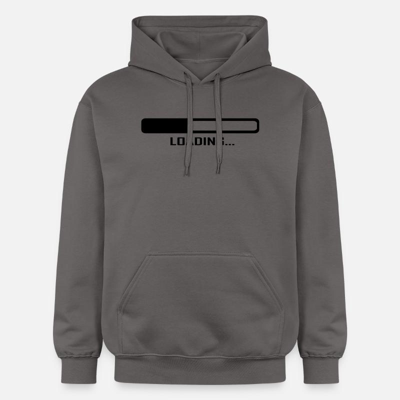 Loading Bar - Computer - Gildan Unisex Softstyle® Midweight Hoodie - dark grey