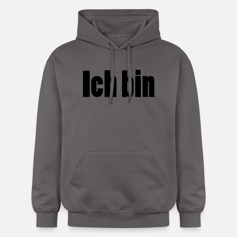 ich bin + dein Name - Gildan Unisex Softstyle® Midweight Hoodie - Dunkelgrau