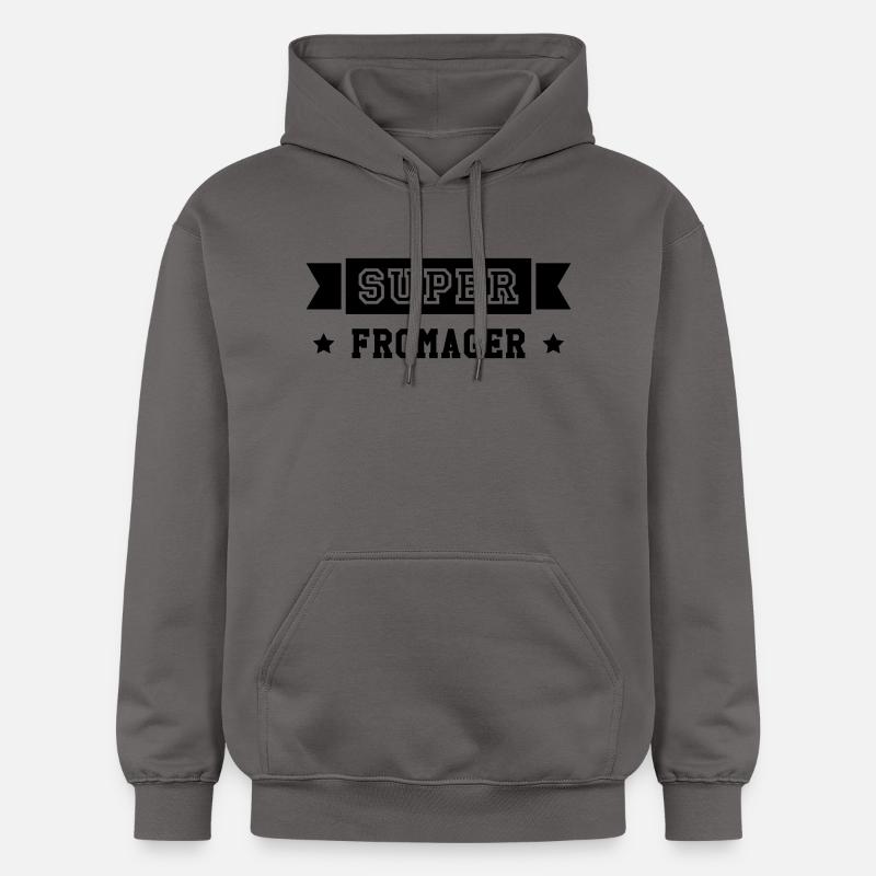 Fromager / Agriculture / Fermier / Fromage / Ferme - Sweat à capuche Softstyle® Gildan Unisexe - gris foncé