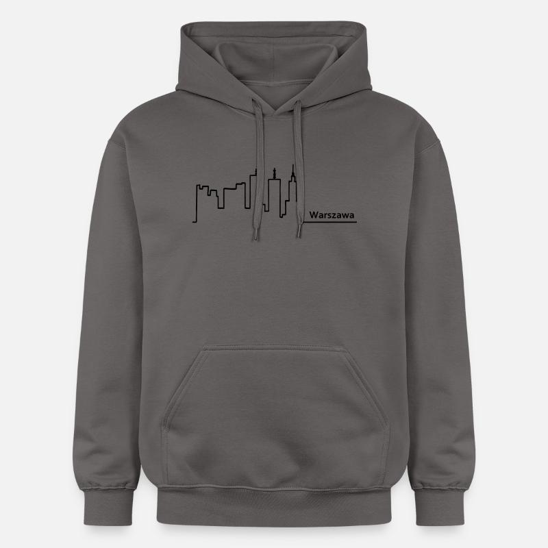 Warszawa horizon - Sweat à capuche Softstyle® Gildan Unisexe - gris foncé