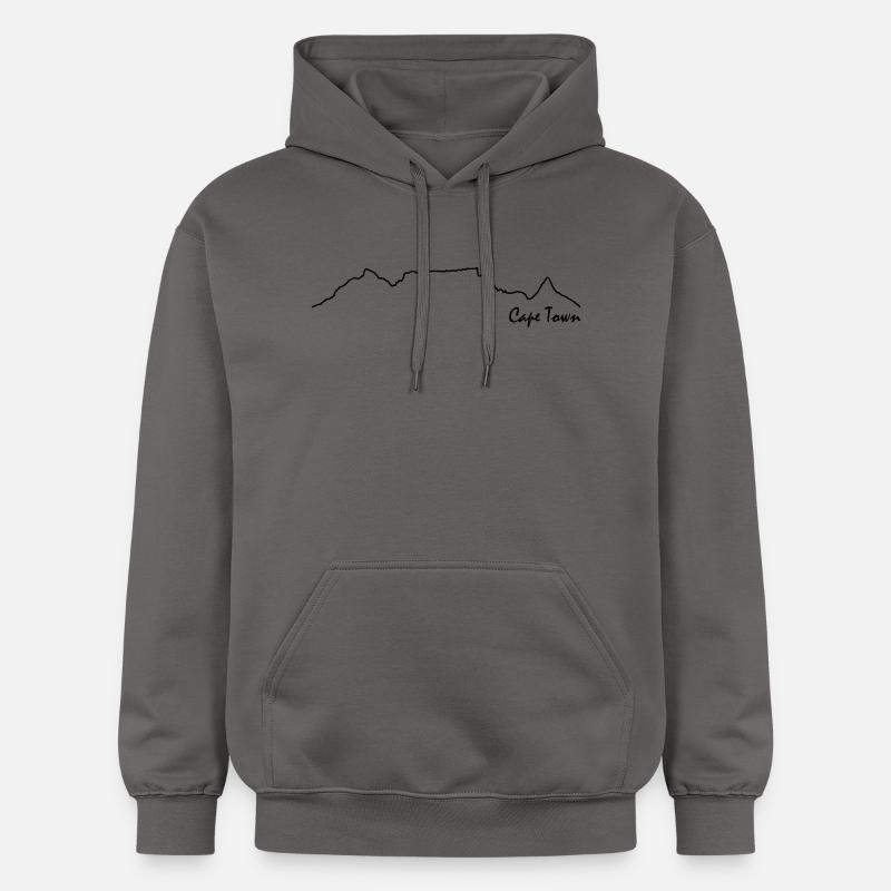 TableMountain-Cape Town - Sweat à capuche Softstyle® Gildan Unisexe - gris foncé