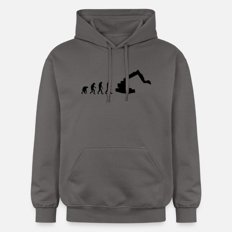 digger evolution - Gildan Unisex Softstyle® Midweight Hoodie - dark grey