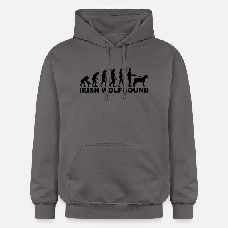 Irish Wolfhound - Sweat à capuche Softstyle® Gildan Unisexe - gris foncé