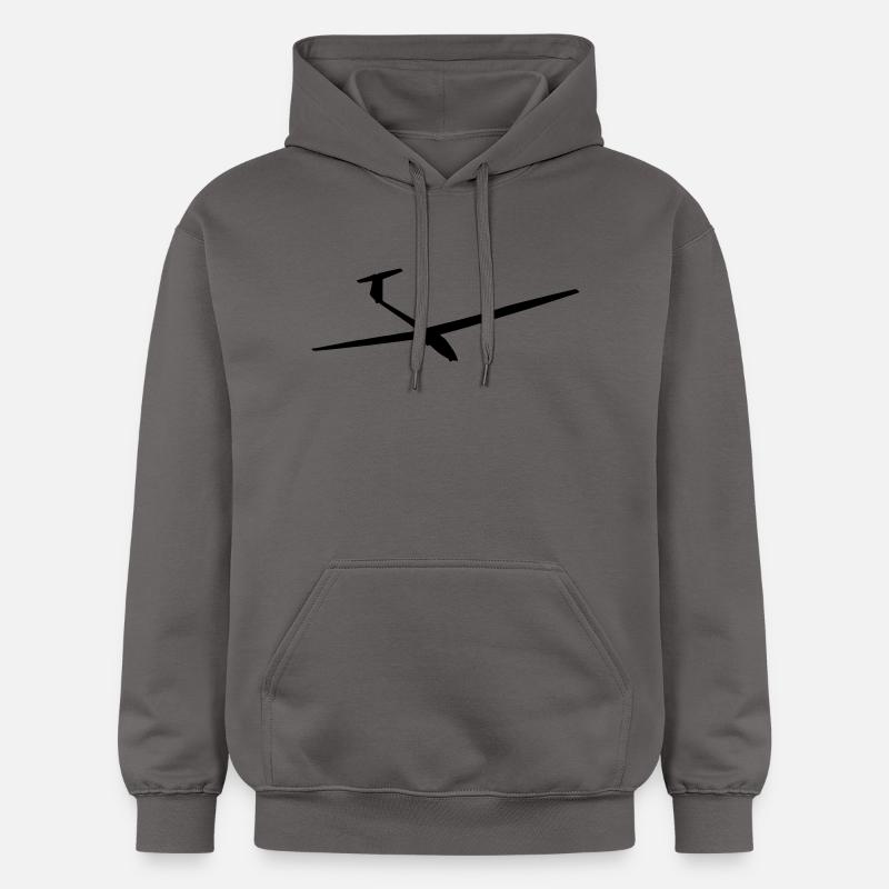 Planeur - Sweat à capuche Softstyle® Gildan Unisexe - gris foncé