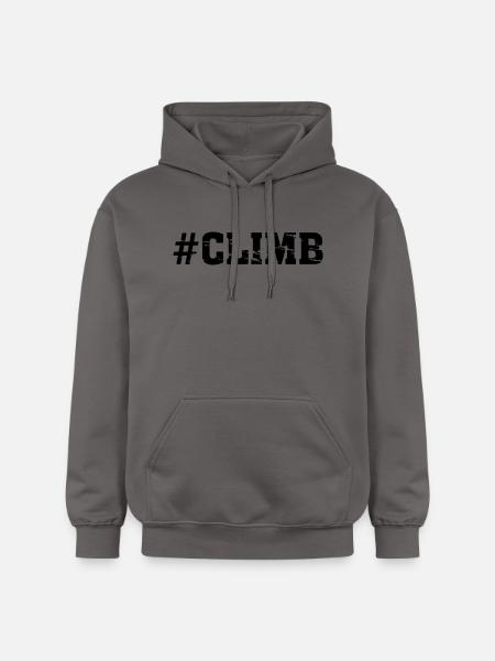 #Climb - Gildan Unisex Softstyle® Midweight Hoodie - Dunkelgrau