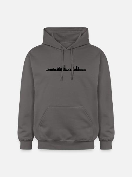 Skyline - München 2018 - Gildan Unisex Softstyle® Midweight Hoodie - Dunkelgrau