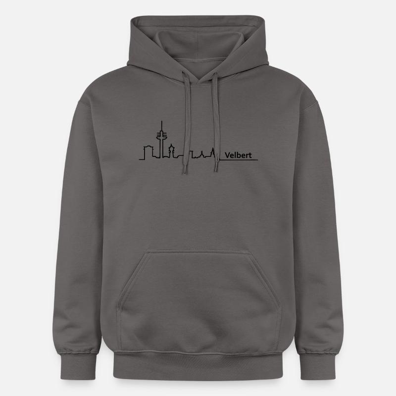Velbert horizon - Sweat à capuche Softstyle® Gildan Unisexe - gris foncé