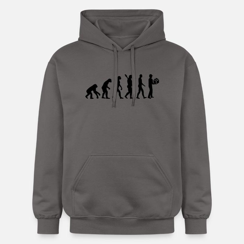 Evolution Messager - Sweat à capuche Softstyle® Gildan Unisexe - gris foncé