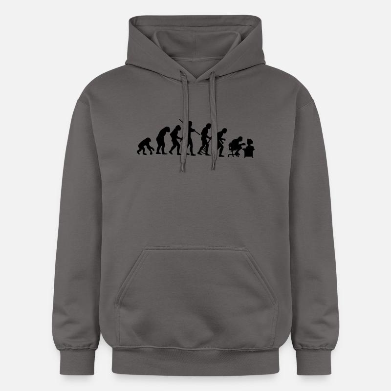 Evolution - Sweat à capuche Softstyle® Gildan Unisexe - gris foncé