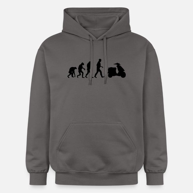 roller evolution - Gildan Unisex Softstyle® Midweight Hoodie - Dunkelgrau