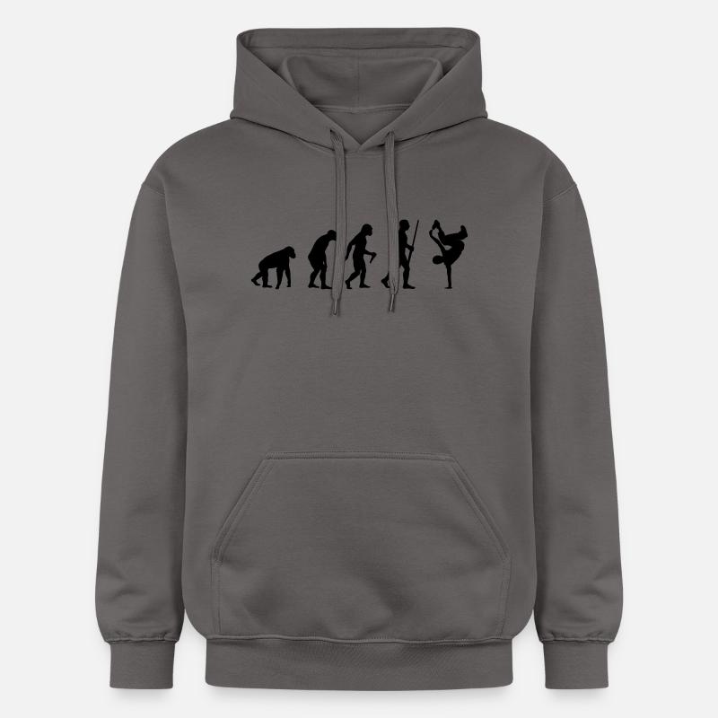Breakdance Evolution - Gildan Unisex Softstyle® Midweight Hoodie - dark grey
