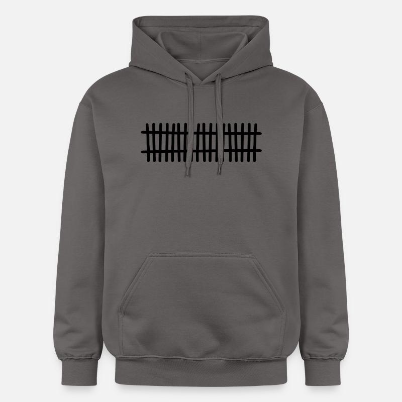 Fence - Gildan Unisex Softstyle® Midweight Hoodie - dark grey